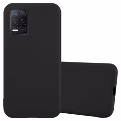Coque pour Realme 8 5G / V13 / Q3 / Q3i / Narzo 30 5G Etui en CANDY NOIR Housse Case Cover Protection Silicone TPU Case