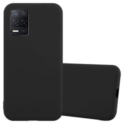 Coque pour Realme 8 5G / V13 / Q3 / Q3i / Narzo 30 5G Etui en CANDY NOIR Housse Case Cover Protection Silicone TPU Case