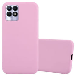 Coque pour Realme 8i / Narzo 50 4G Etui en CANDY ROSE VIF Housse Case Cover Protection Silicone TPU Case
