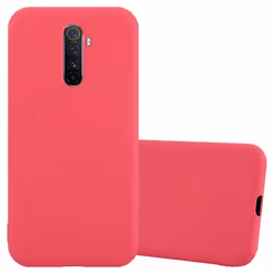 Coque pour Realme X2 PRO / Oppo Reno Ace Etui en CANDY ROUGE Housse Case Cover Protection Silicone TPU Case