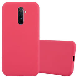 Coque pour Realme X2 PRO / Oppo Reno Ace Etui en CANDY ROUGE Housse Case Cover Protection Silicone TPU Case