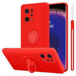 Coque pour Oppo FIND X5 Housse en LIQUID RED Etui Case Cover Protection en Silicone TPU telephone portable