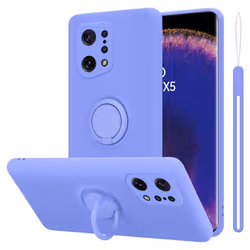 Coque pour Oppo FIND X5 Housse en LIQUID LIGHT PURPLE Etui Case Cover Protection en Silicone TPU telephone portable