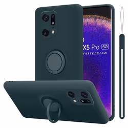 Coque pour Oppo FIND X5 PRO Housse en LIQUID GREEN Etui Case Cover Protection en Silicone TPU telephone portable