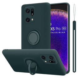 Coque pour Oppo FIND X5 PRO Housse en LIQUID GREEN Etui Case Cover Protection en Silicone TPU telephone portable