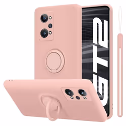 Coque pour Realme GT 2 / GT Neo 2 Housse en LIQUID PINK Etui Case Cover Protection en Silicone TPU telephone portable