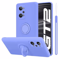 Coque pour Realme GT 2 / GT Neo 2 Housse en LIQUID LIGHT PURPLE Etui Case Cover Protection en Silicone TPU telephone portable