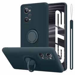 Coque pour Realme GT 2 / GT Neo 2 Housse en LIQUID GREEN Etui Case Cover Protection en Silicone TPU telephone portable