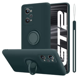 Coque pour Realme GT 2 / GT Neo 2 Housse en LIQUID GREEN Etui Case Cover Protection en Silicone TPU telephone portable