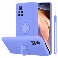 Coque pour Xiaomi RedMi NOTE 11 PRO 4G / 5G Housse en LIQUID LIGHT PURPLE Etui Case Cover Protection en Silicone TPU telephon ...