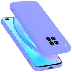 Coque pour Honor 50 LITE Housse en LIQUID LIGHT PURPLE Etui Case Cover Protection en Silicone TPU telephone portable