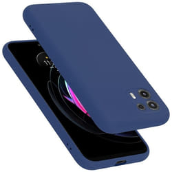 Coque pour Motorola EDGE 20 LITE / FUSION Housse en LIQUID BLUE Etui Case Cover Protection en Silicone TPU telephone portable