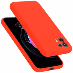 Coque pour Motorola EDGE 20 LITE / FUSION Housse en LIQUID RED Etui Case Cover Protection en Silicone TPU telephone portable