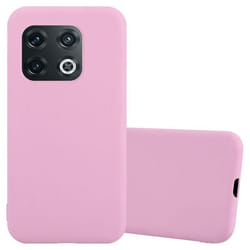 Coque pour OnePlus 10 PRO 5G Etui en CANDY ROSE VIF Housse Case Cover Protection Silicone TPU Case