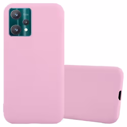 Coque pour Realme 9 4G / 9 PRO+ Etui en CANDY ROSE VIF Housse Case Cover Protection Silicone TPU Case
