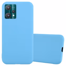 Coque pour Realme 9 4G / 9 PRO+ Etui en CANDY BLEU Housse Case Cover Protection Silicone TPU Case
