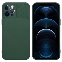 Housse pour Apple iPhone 12 PRO MAX Coque en Bonbon Vert Etui Case Cover Silicone TPU et protection pour appareil photo