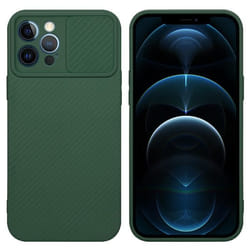 Housse pour Apple iPhone 12 PRO MAX Coque en Bonbon Vert Etui Case Cover Silicone TPU et protection pour appareil photo