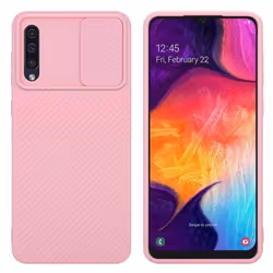 Housse pour Samsung Galaxy A50 4G / A50s / A30s Coque en Bonbon Rose Etui Case Cover Silicone TPU et protection pour appareil ...