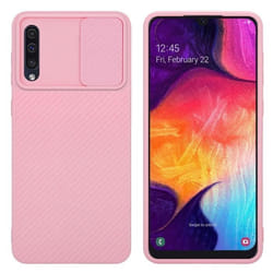 Housse pour Samsung Galaxy A50 4G / A50s / A30s Coque en Bonbon Rose Etui Case Cover Silicone TPU et protection pour appareil photo