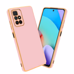 Cadorabo DE-158175, Housse, Xiaomi, RedMi 10 4G TPU Silikon, 16,5 cm (6.5"), Rose