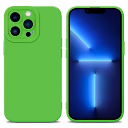 Coque pour Apple iPhone 12 PRO MAX en FLUID VERT Housse Etui Case Cover en Silicone TPU flexible Protection