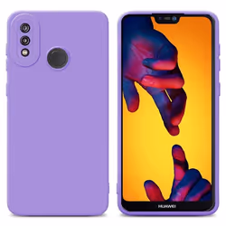 Coque pour Huawei P20 LITE 2018 / NOVA 3E en FLUID VIOLET CLAIR Housse Etui Case Cover en Silicone TPU flexible Protection