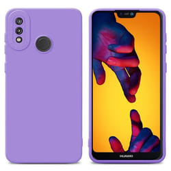 Coque pour Huawei P20 LITE 2018 / NOVA 3E en FLUID VIOLET CLAIR Housse Etui Case Cover en Silicone TPU flexible Protection