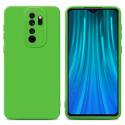 Coque pour Xiaomi RedMi NOTE 8 PRO en FLUID VERT Housse Etui Case Cover en Silicone TPU flexible Protection