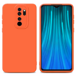 Coque pour Xiaomi RedMi NOTE 8 PRO en FLUID ORANGE Housse Etui Case Cover en Silicone TPU flexible Protection