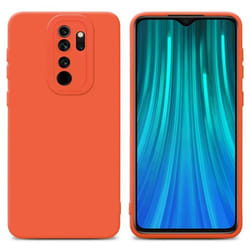 Coque pour Xiaomi RedMi NOTE 8 PRO en FLUID ORANGE Housse Etui Case Cover en Silicone TPU flexible Protection