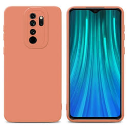 Coque pour Xiaomi RedMi NOTE 8 PRO en FLUID ORANGE CLAIR Housse Etui Case Cover en Silicone TPU flexible Protection