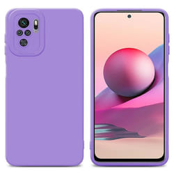 Coque pour Xiaomi RedMi NOTE 10 4G / RedMi NOTE 10S en FLUID VIOLET CLAIR Housse Etui Case Cover en Silicone TPU flexible