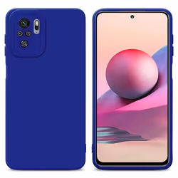 Coque pour Xiaomi RedMi NOTE 10 4G / RedMi NOTE 10S en FLUID BLEU Housse Etui Case Cover en Silicone TPU flexible Protection