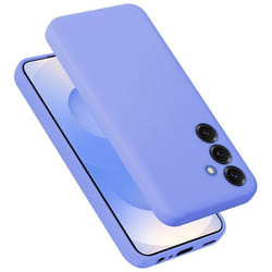 Etui pour Galaxy S25 en Violet Coque en silicone Étui de protection pour Samsung Galaxy S25