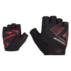 Gants de cyclisme à doigts coupés Ziener Curdt - Rouge - Taille 75