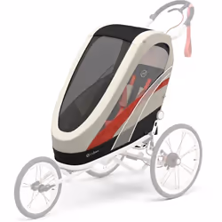 Remorque vélo - Cybex - 7343434 - Siège multisport - Confort optimal - Aération 360°