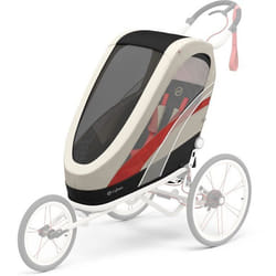Remorque vélo - Cybex - 7343434 - Siège multisport - Confort optimal - Aération 360°