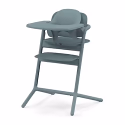 Le SET 3-EN-1 LEMO 2 de CYBEX comprend la chaise haute évolutive LEMO 2 avec assise et repose-jambes réglables a une main, ai ...