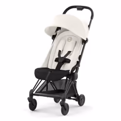 CYBEX Coya, Ciel de lit, Poussette classique, Unisexe, Pliable, Noir, Blanc