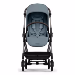 CYBEX Melio, Ciel de lit, Poussette avec système de voyage, Unisexe, Pliable, Bleu