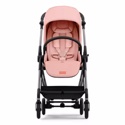 CYBEX Melio, Ciel de lit, Poussette avec système de voyage, Unisexe, Pliable, Rose