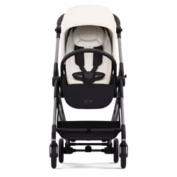 CYBEX Melio, Ciel de lit, Poussette avec système de voyage, Unisexe, Pliable, Blanc