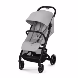 CYBEX 524000151, Ciel de lit, Poussette avec système de voyage, unisexe, Pliable, Noir, Gris