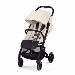CYBEX Beezy, Ciel de lit, Poussette avec système de voyage, unisexe, Pliable, Noir, Blanc