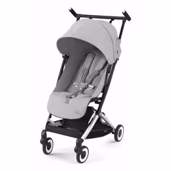 CYBEX Libelle, Ciel de lit, Poussette avec système de voyage, unisexe, Pliable, Noir, Gris