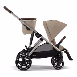 CYBEX Gazelle S, Ciel de lit, Poussette classique, Unisexe, Pliable, Beige, Taupe