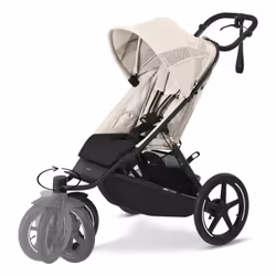 CYBEX Avi Spin Poussette classique 1 siège(s) Beige, Noir