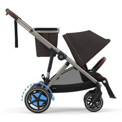 CYBEX e-Gazelle S Poussette classique 1 siège(s) Marron, Chocolat