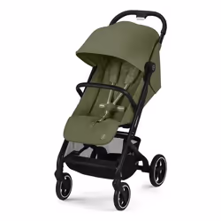 CYBEX Beezy, Ciel de lit, Poussette avec système de voyage, Unisexe, Roues pleines, Pliable, Vert